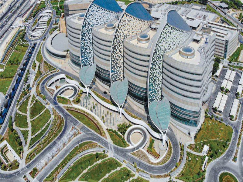 MEP installation project in Qatar commercial building