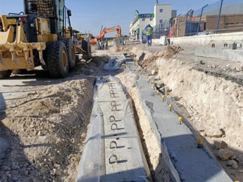 Electrical power distribution project in Qatar